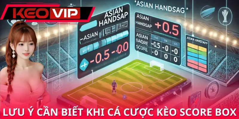 Vài lưu ý cần biết khi cá cược kèo chấp score box